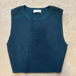 Babaton Pia Sculpt Knit Tank Herbage Green (M)